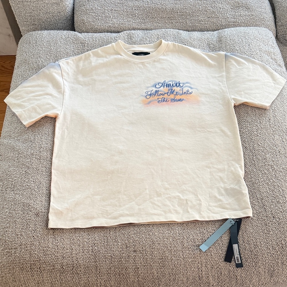 Amiri Follow Me Oversized Tee Size Small BRAND NEW